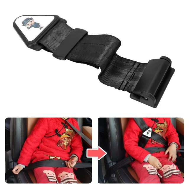 Ajusteur de ceinture de sécurité pour enfants - rouge