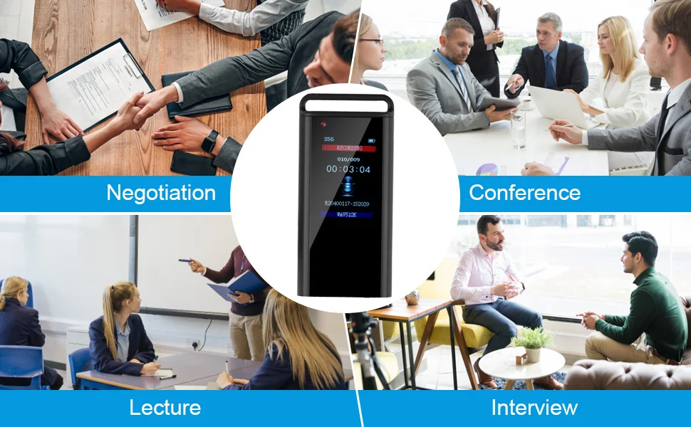 Kompakt ses kaydedici tasarımının yakın çekimi