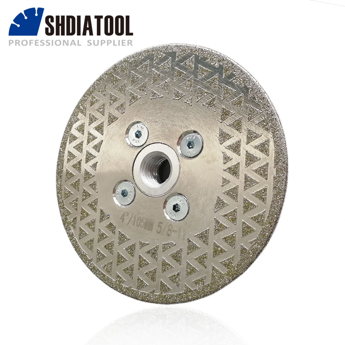 SHDIATOOL 4 Electroplated Diamond Cutting Grinding Disc M14 Flange Diameter 100MM Saw Blade for Granite Marble Ceramic shdiatool 10pcs super thin diamond turbo blades cutting ceramic tile granite disc saw blade cutter marble diameter 4 4 5 5