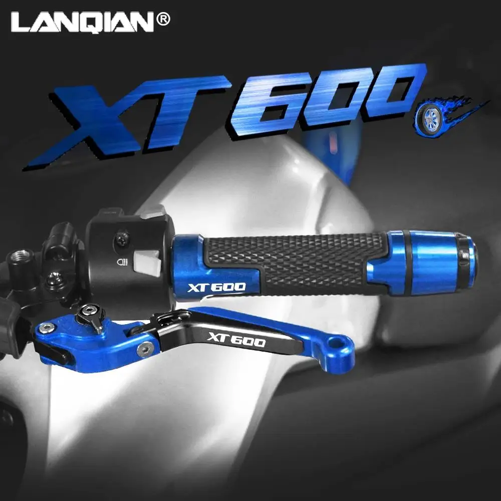 

For Yamaha XT600 Motorcycle Accessories Aluminum Brake Clutch Levers Handlebar Hand Grips Ends XT 600 1984 1985 1986 Parts