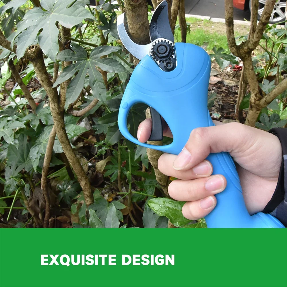 16.8V Cordless Pruner Lithium-ion Pruning Shear Efficient scissors Bonsai Electric Tree Branches  garden tools electric SC-8601 6