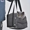 Pet Products Portable Console Booster Dog Car Seat & Carrier for Small Dogs & Cats, car seat cushion pet nest removable portable 6