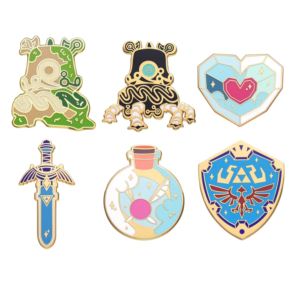 

Japanese Classic Game Enamel Pin Men Women's Brooches on Clothes Briefcase Badges Lapel Pins for Backpack Accessories