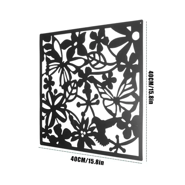 12Db Fehér/Fekete Az Otthoni Divat Pillangó Madár Virág Függő Képernyő Partíció Elválasztó Panel Szoba Függöny Otthon - Image 5