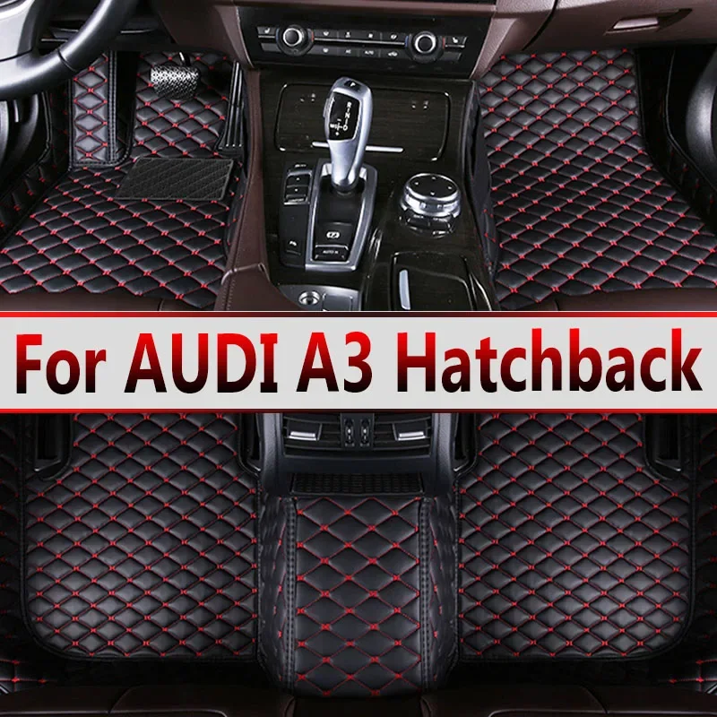 

For AUDI A3 Hatchback/Sportback 2013 2014 2015 2016 2017 2018 Car floor mats Custom foot Pads automobile carpet cover interior