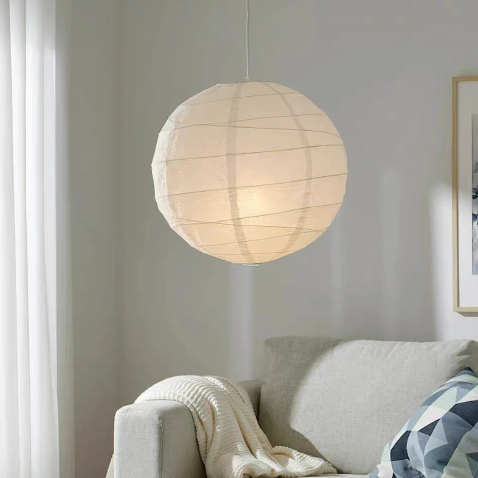 Paper Pendant Light Hanging Lamps Minimalist Model Ceiling