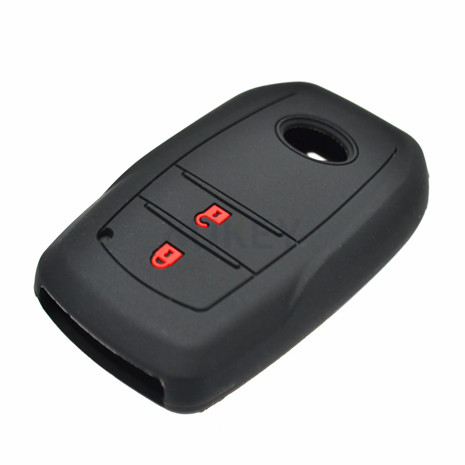 2 Button Silicone Key Case for Toyota Hilux Revo Innova Rav4 Fortuner Cover Car Remote Fob Shell Skin Key Chain Holder Protector, key case,key case cover