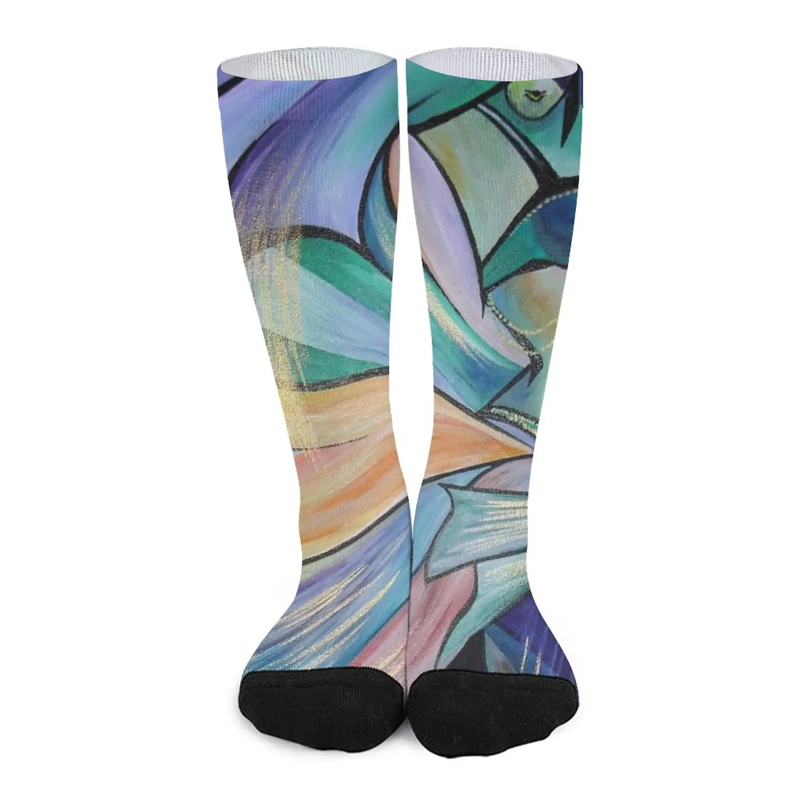 Middle Eastern Belly Dancer With Pastel Veils Socks golf socks for woman middle eastern sweets