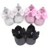 Spring Autumn Beautiful Baby Girl Princess Shoes Soft Soled Butterfly Bowknot Fashion Design Solid Newborn Prewalker Shoes D2677 1