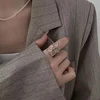 New Simple Daisy Flower Ring For Women Fashionable Personalized Daily Accessory Party Jewelry Birthday Anniversary Gifts