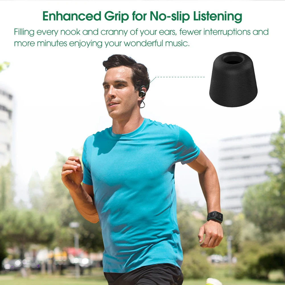 S/M/L KZ Noise Isolating Comfortable Memory Foam Ear Tips Silicone Earmuffs For In Earphone Headphones Accessories