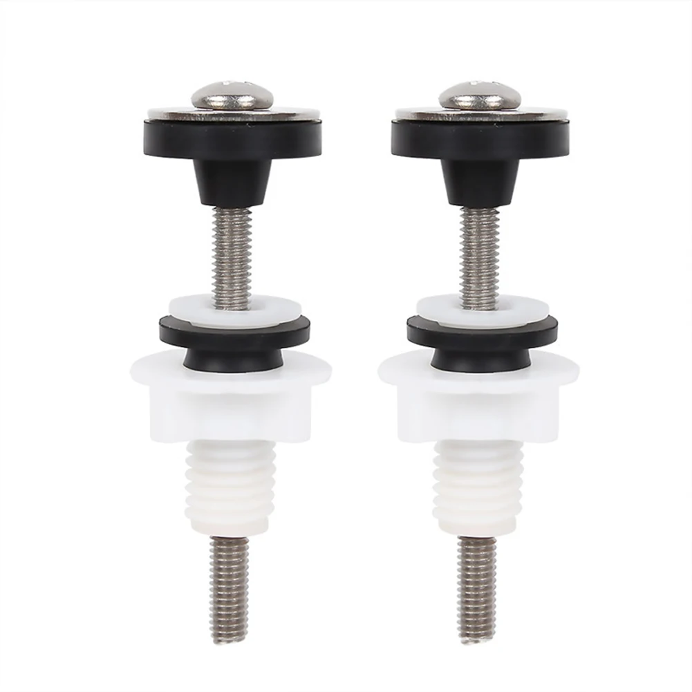 Toilet Tank Fixing Kit Toilet Cistern Toilet Pan Fixing Fitting Sealing Stainless Steel Bolts Rubber Gaskets Leak Free