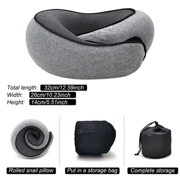 Adjustable Memory Foam Neck Pillow 1