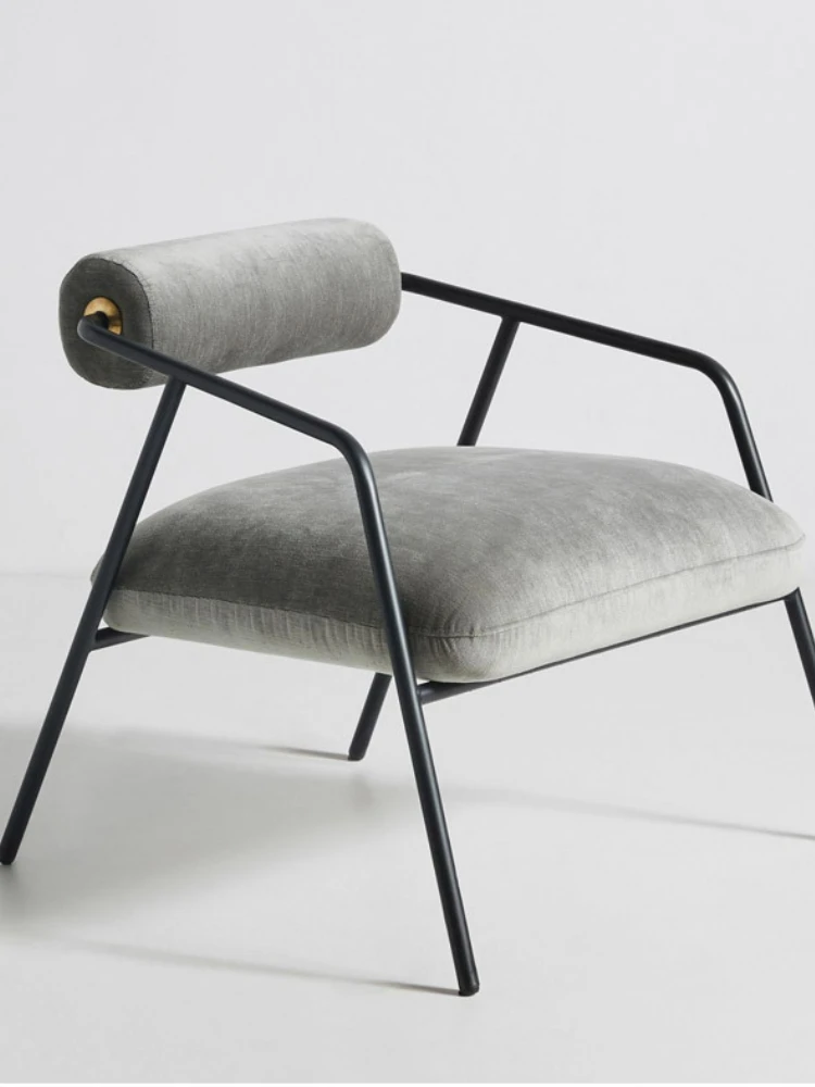 Minimalist Style Simple Italian Style Light Luxury Lazy Single Sofa Chair Post-Modern Creative Home Living Room Leisure Chair