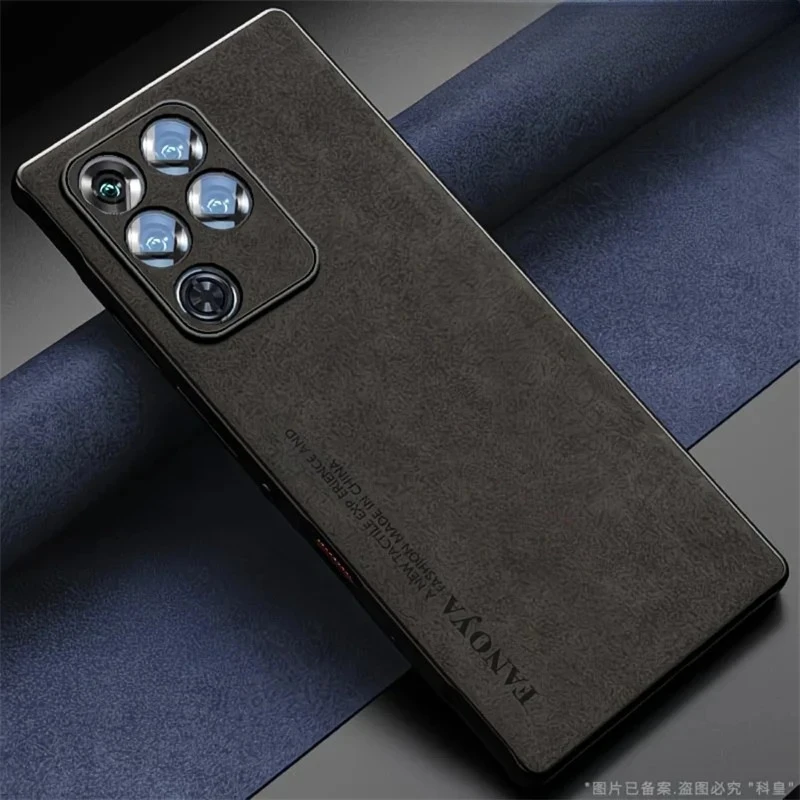 Luxury Silicone Leather Shockproof Bumper Case - RedMagic 11 Pro Plus