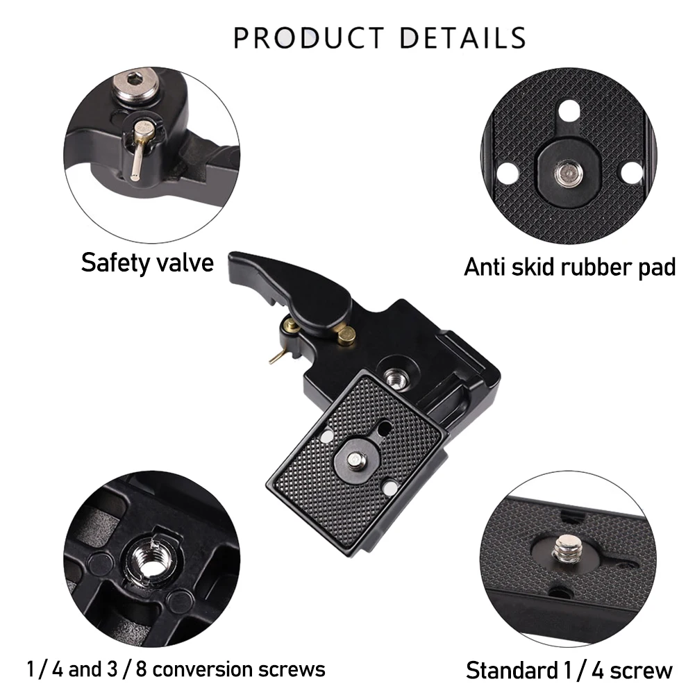 Quick Release Plate Clamp Adapter 323 for Manfrotto 200PL-14 Camera Tripod camera clamp camera tripod plate camera tripod adapter