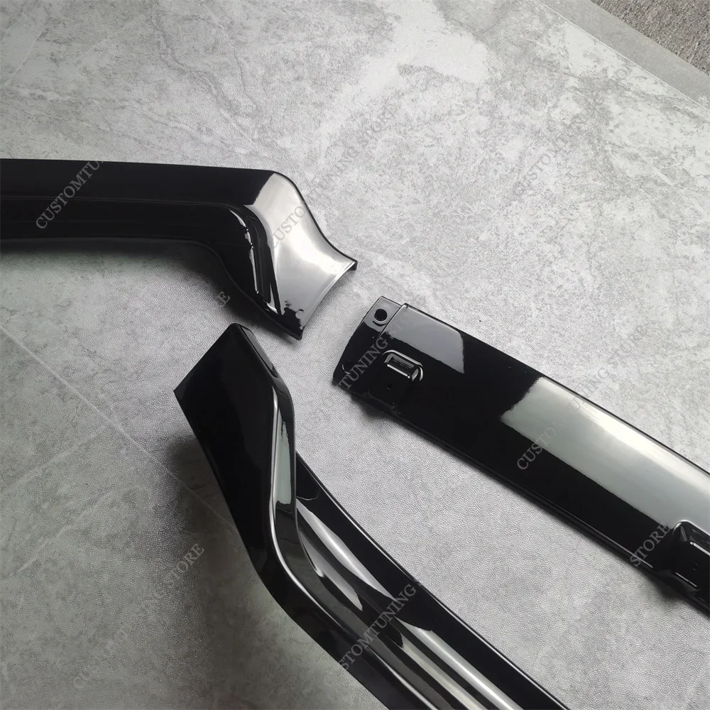 VW 폴로 MK5 6R 6C 용 프론트 범퍼 립 스포일러 스플리터 디퓨저, 폴로 6 MPI Tsi 기본 2009-2013 Pre-LCI 바디킷 튜닝, 3 개