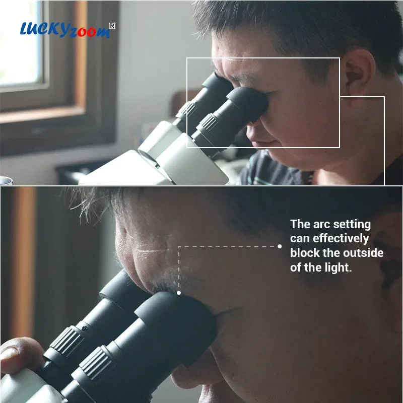 2 Sets Rubber Microscope Eyepiece Cover 32MM For Biological Binocular Trinocular Microscopio