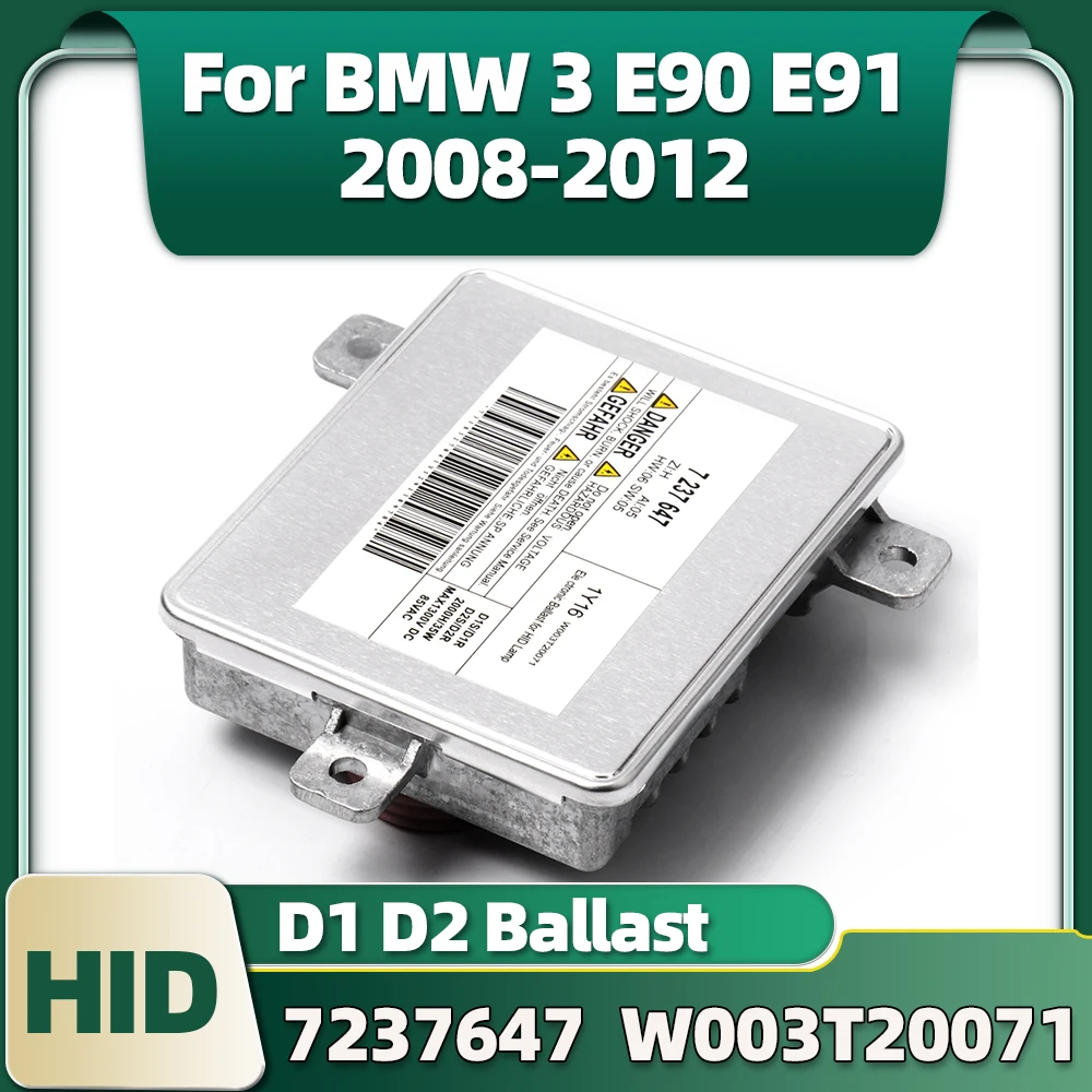 

1307329317 Xenon Headlight D1S D1R D2S D2R Ballast Control Unit 7237647 W003T20071 For BMW 3 E90 E91 2008 2009 2010 2011 2012