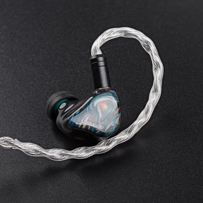 LZ A4 PRO HiFi IEMs In Ear 1DD+3 Knowles BA Hybrid Driver Audiophile Earbud Adjustable Tone with Detachable 2-pin Audio Cable