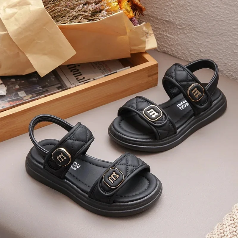 صنادل للأطفال مفتوحة من الأمام أحذية شاطئ ناعمة من...