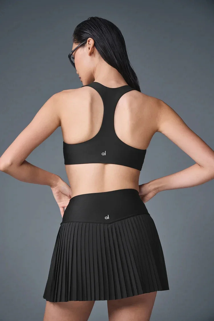 Women Tennis Skirt Slim Fit Elastic Breathable Short V-shaped Sports female mini skirts sports skirts