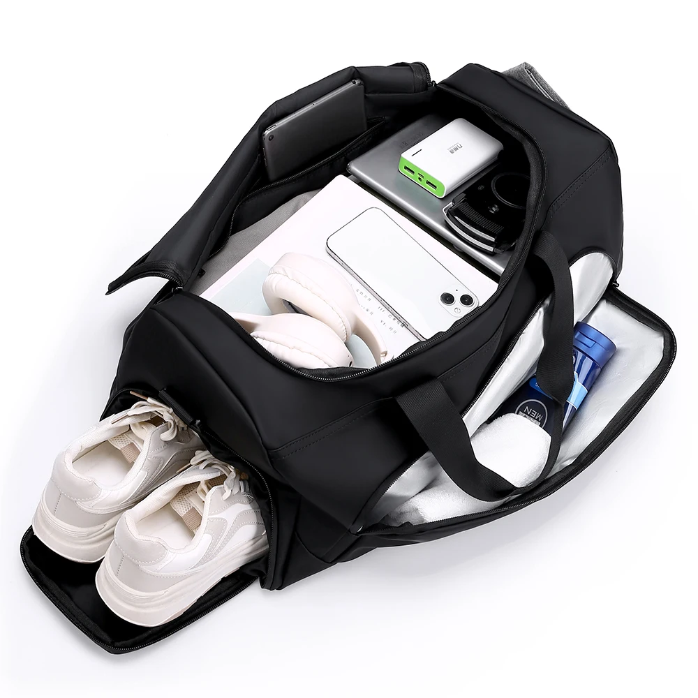 Spacious Multi-Compartment Travel Duffel with Shoe Storage