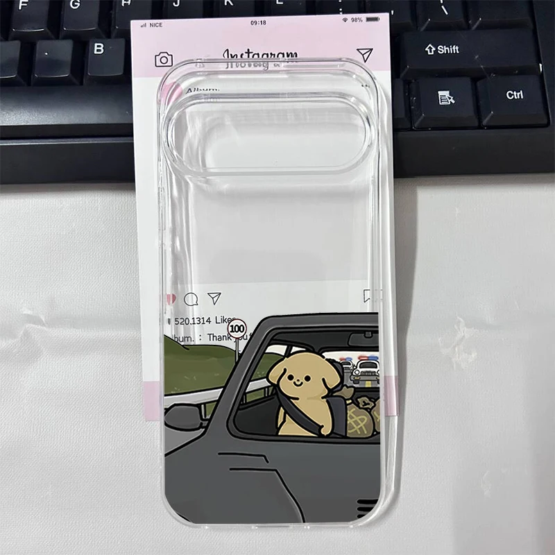 Cartoon Dog Soft TPU Phone Case