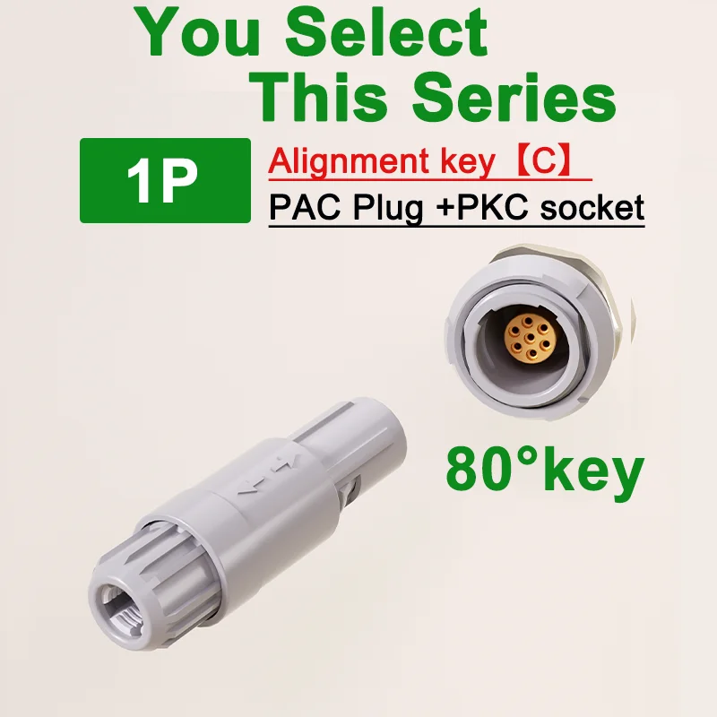Enhanced Medical-Grade Push-Pull Connector – Durable, Plastic Plug & Socket with Secure Latching Mechanism