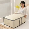 Non-Woven Quilt Clothes Storage Bag Foldable Duvet Clothes Organizer Large Capacity Closet Wardrobe Bolsa Almacenamiento Ropa 6