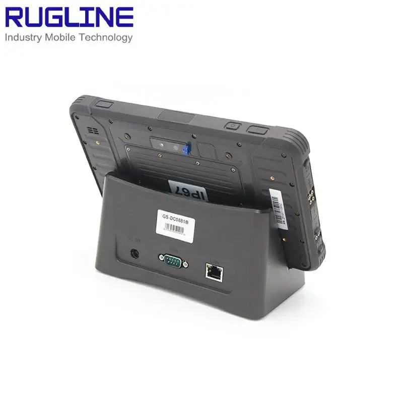 RUNGLINE 방수 산업용 견고한 태블릿 PC, 윈도우 10 컴퓨터, 2D 바코드 스캐너, 8 인치 IP67
