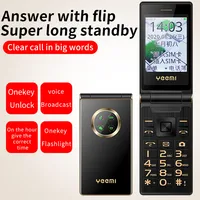 YEEMI M3-1 Flip Mobile Phone For Elderly GSM 2G Real 1800mAh Battery Dual Sim FM Cheap Cellphone Celular 2.8'' Screen 2