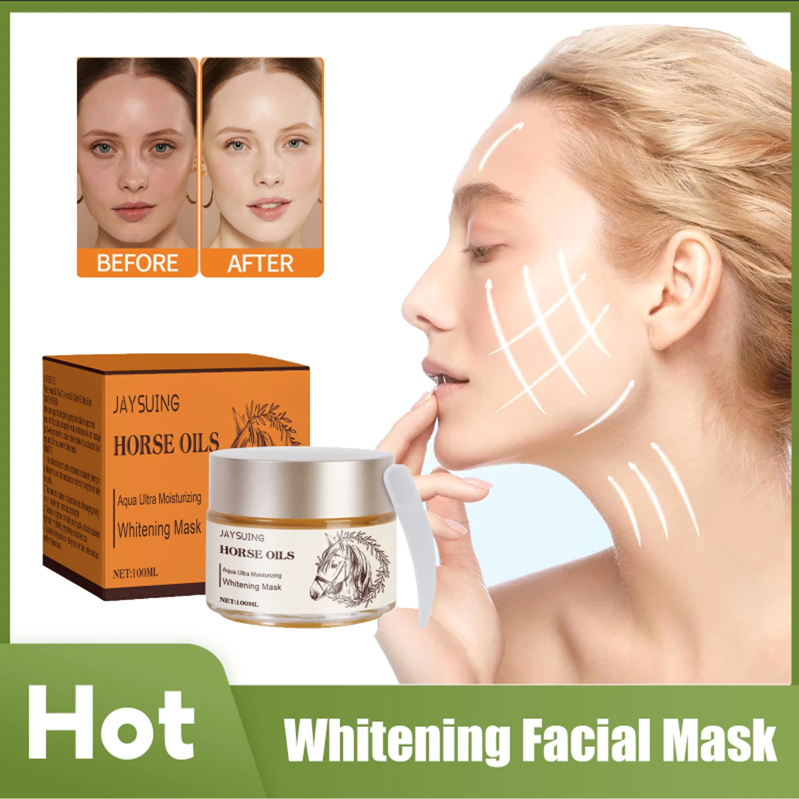 Sleeping Facial Mask Moisturizing Anti-Wrinkle Oil-Control Nourishing Dryness Skin Lifting Firming Hydrating Care Whitening Mask 8in1 nm whitening odor control шампунь для белых собак 500 гр