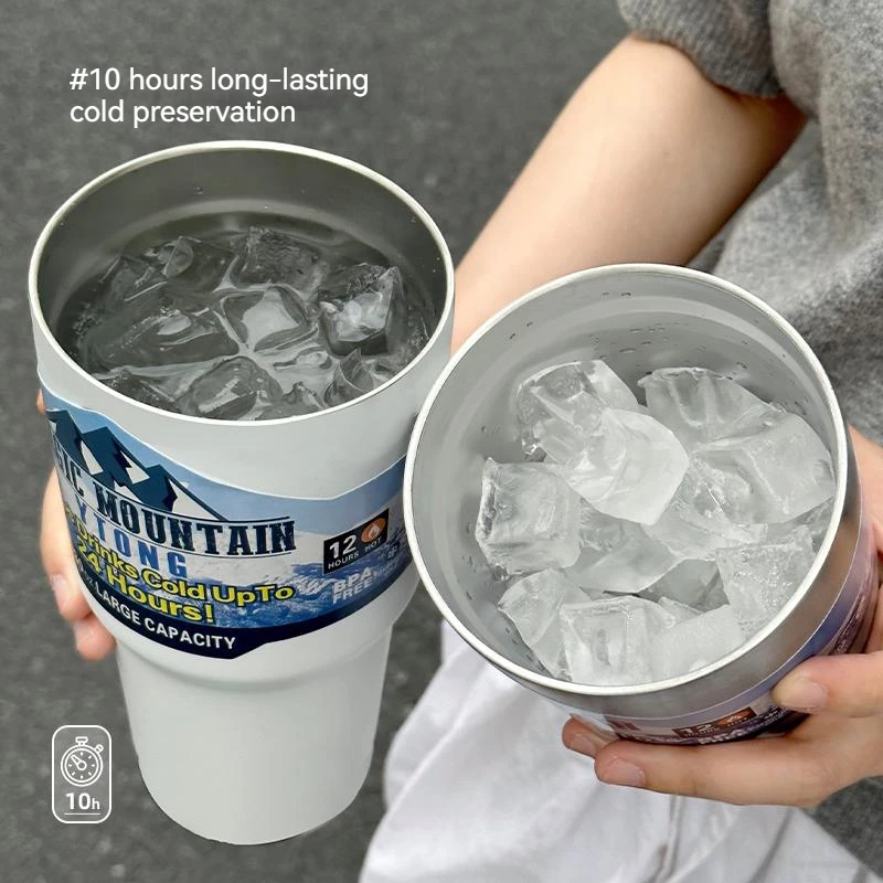 30ozMagicFreezeThermosBottleStraw304StainlessSteelWater