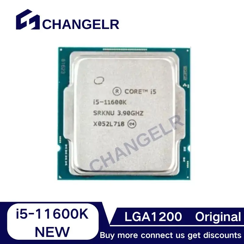 

new Processor Core i5-11600K SRKNU 6Cores 12Threads LGA1200 i5 cpu 14nm 4.9GHz 12Mb L3 LGA 1200 i5 11600K NEW