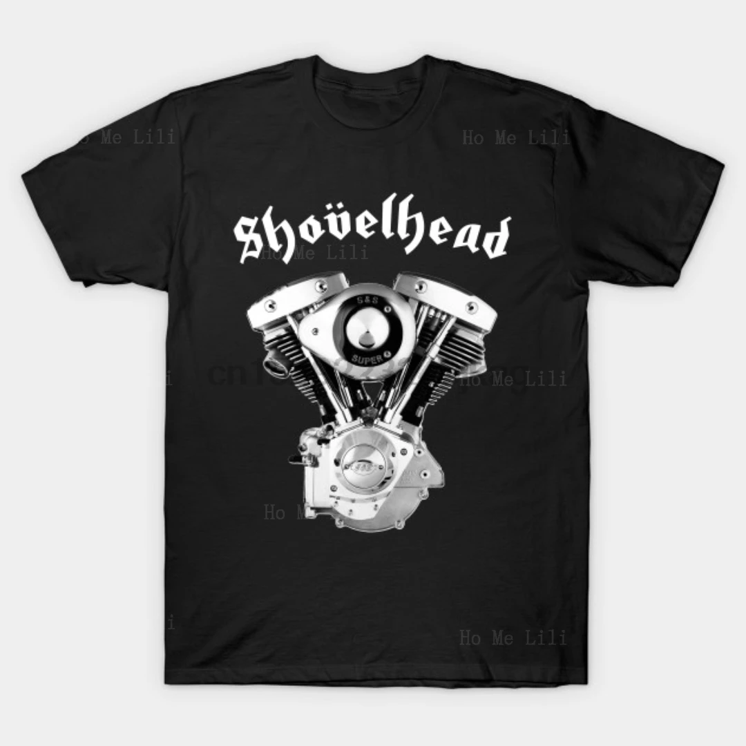 T-Shirt Da Uomo Graphic Shovelhead T-Shirt Da Donna Abbigliamento Da Uomo