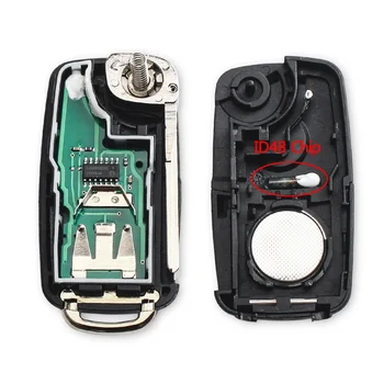 Chiave telecomando per VW PASSAT Polo Skoda Sede Polo/Golf/Beetle 1J0959753 DA/AH 1K0959753G 434Mhz ID48 - KEYYOU 3 Auto Tasto Chiave A Distanza Fob Per VW PASSAT Polo Skoda Sede Polo