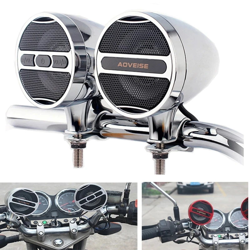 Waterproof Bluetooth Motorcycle Stereo Speakers 12v Bluetooth Speakers - Audio - Aliexpress
