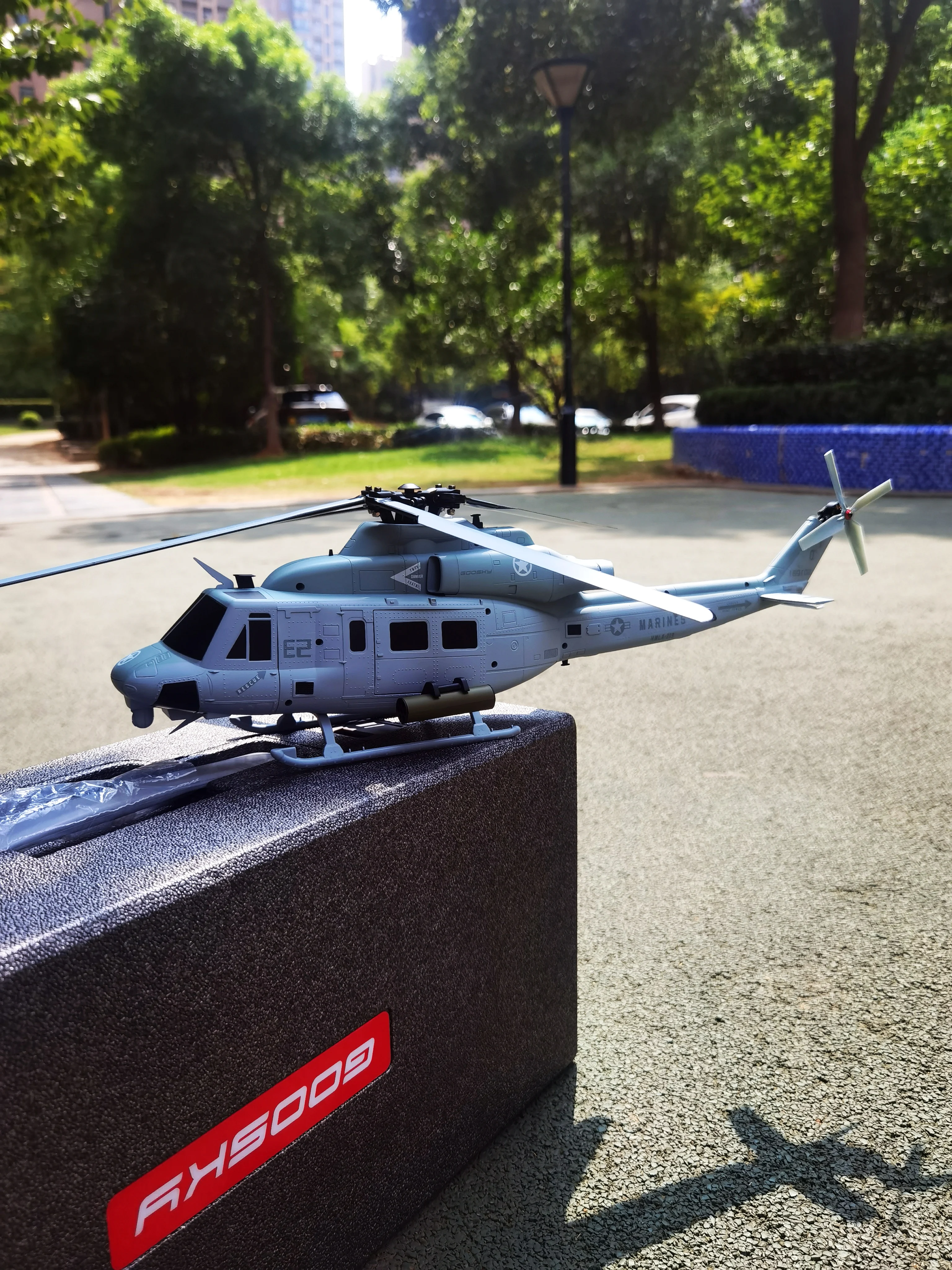 Goosky E2 Simulate Model Airplane 3d Stunt Helicopter Uh-1y Rc Heli X 4