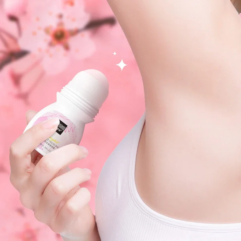 1Pcs Deodorant Reduce Sweat Remove Women Fragrance Men Smooth Dry Perfumes Ball Body Lotion
