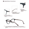 MODFANS Lady Cat Eye Reading Glasses Women Spring Hinge Lightweight Presbyopic Readers Eyeglasses with Diopter +0.5 to +4.0 5