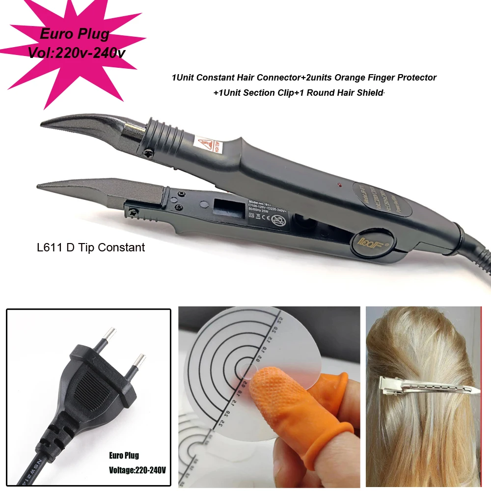 Captin Voor Hair Extensions Heat Connectors Tang Hair Extensions Ijzer Voor V Lighthair Extensions Constante Hair Extensions