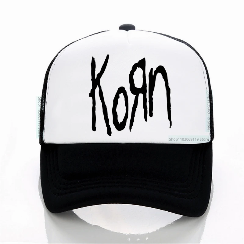 

High Quality hats Unisex Korn Baseball Cap Old School man Hip Hop cool Sunhat Adult Adjustable Snapback hat Korn caps