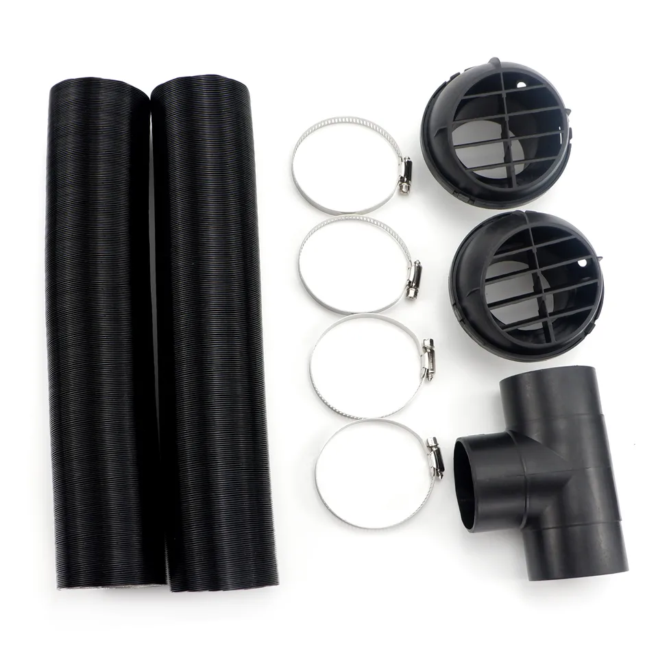 Connecteur En Y/T Pour Chauffage Parking Diesel Webasto/Eberspaecher - 75 Mm, Avec 2 Vannes De Réglage