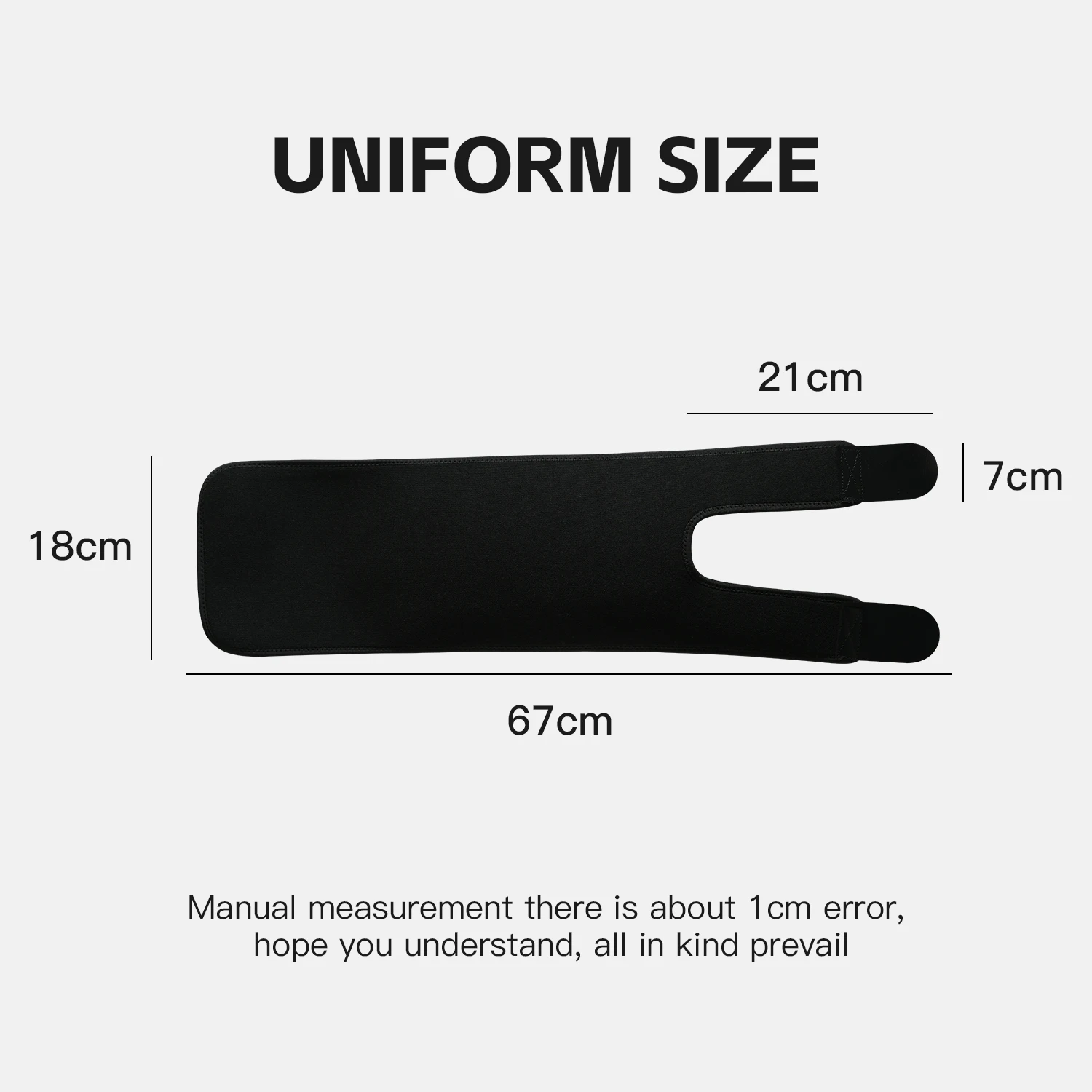 1PC Large Thigh Support Bracket, Adjustable Straps Thigh Cover For Groin And Limb Support, Adhesive Large Secure Stable