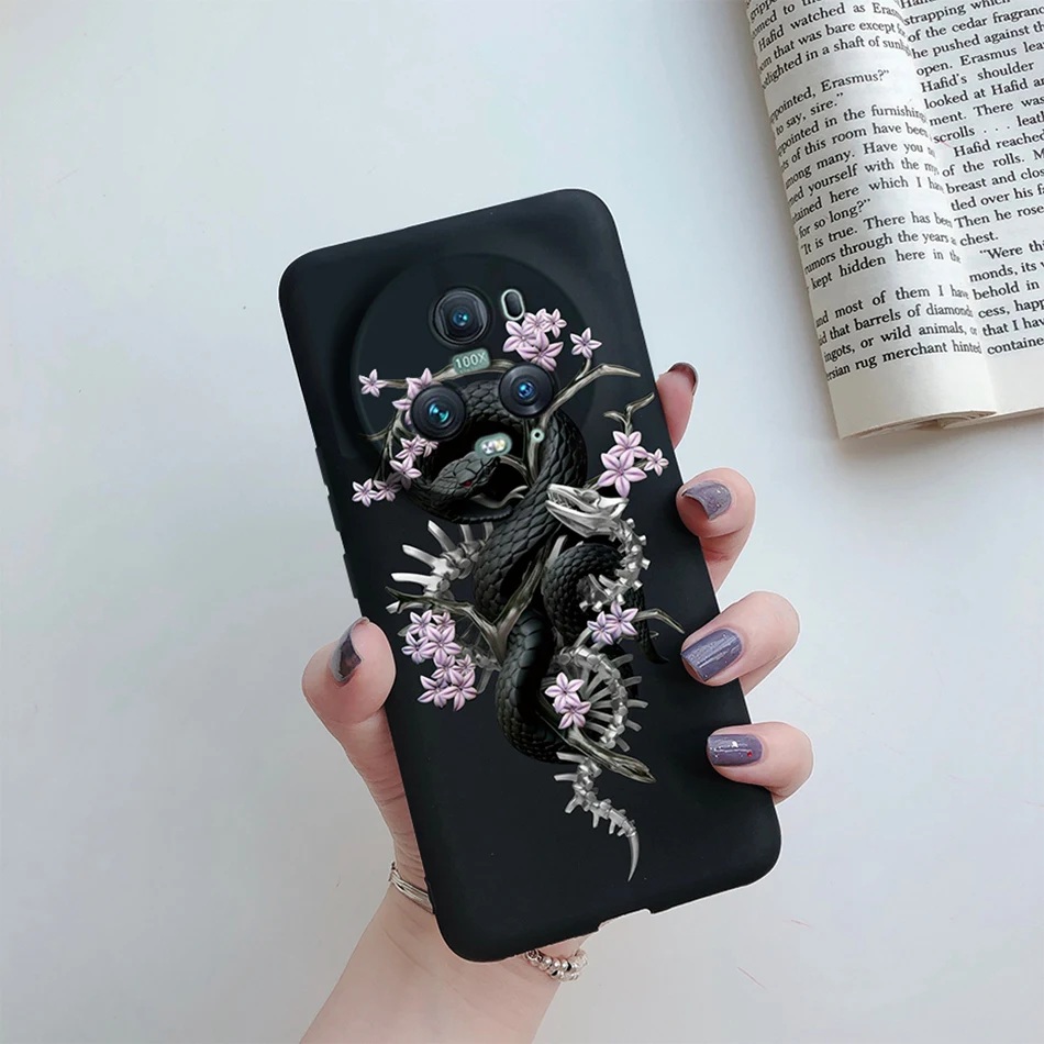 Luxury Black Dragon Pattern Soft Silicone Phone Protection Case Cover