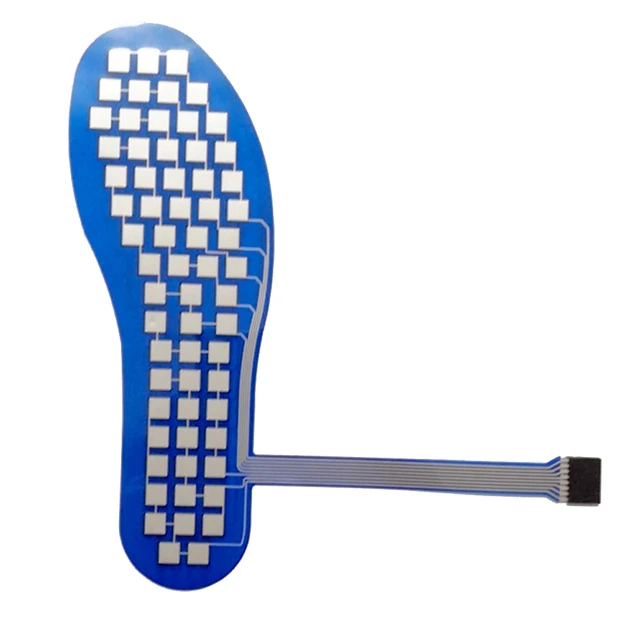 Film Foot Pressure Sensor High Accuracy Pressure Sensing Mat Flexible 16  Sensing Area IP67 Waterproof Film Pressure Mat