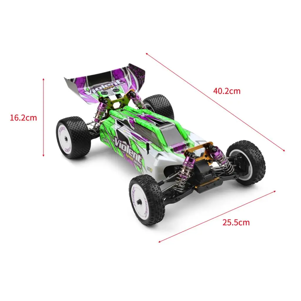 WLtoys 104002 Rc Car Competition Brushless 60KM/H 1/10 2.4GHz 4WD Metal Chassis Electric High Speed Drift Car Remote Control 6