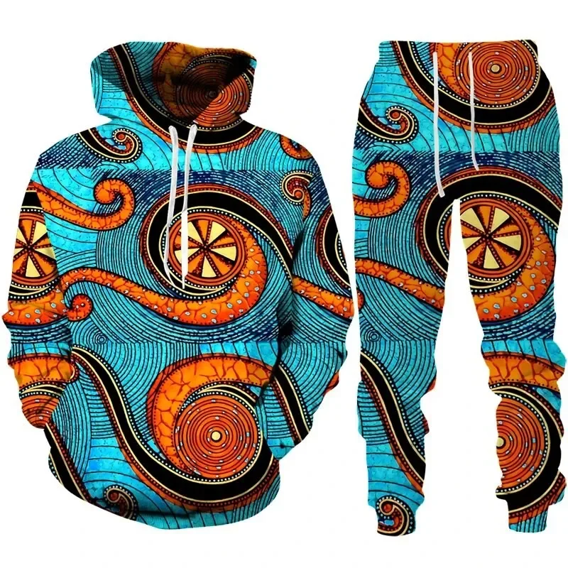 Bohemian Unisex African Ethnic Print Reversible Hoodie Jacket Mens Cotton Festival Womens Plus Size Jacket Shirt With Pockets