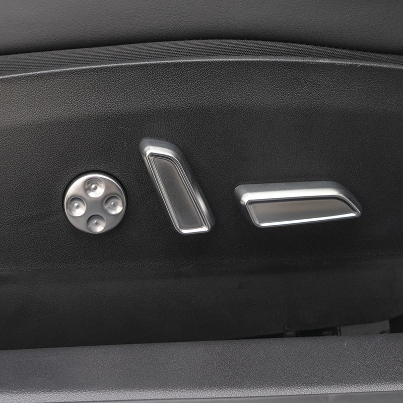 

For Tesla Model 3 Seat Adjustment Button Decoration Sticker Button Protective Shell Seat Button Decoration Cover Car Accessories